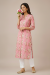 Women’s Abstract Printed A-Line Kurta