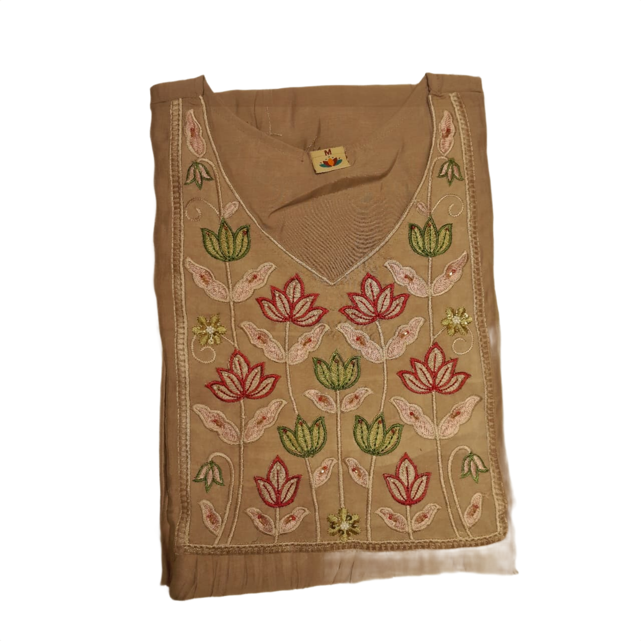Women  Embroidered Anarkali Kurta Pant Dupatta Set