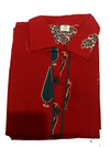 Elegant Red Floral Printed A-Line Kurta with Palazzo Set