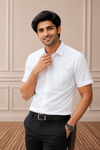 Premium White Half Sleeve Formal Shirt