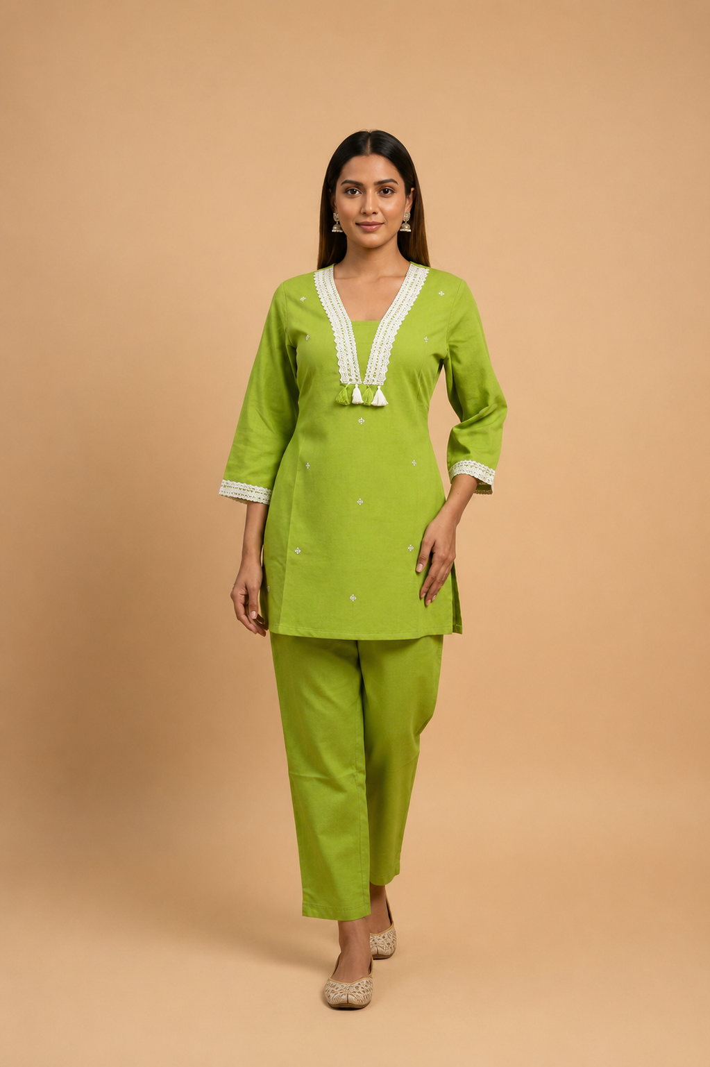 Women’s  Straight Kurta Pant Co-Ord Set