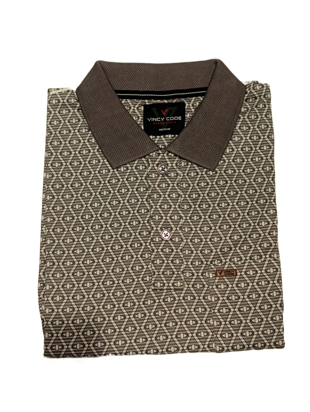 Men's Premium Charcoal Grey Printed Polo T-Shirt | Soft Cotton Blend | Smart  Half Sleeve Polo