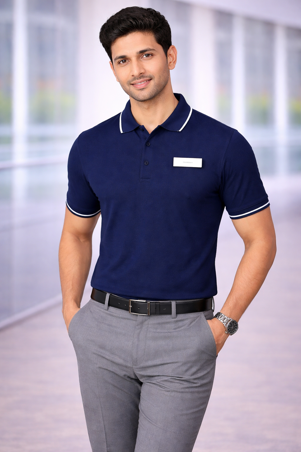 Corporate Uniform Men T-Shirt Customizable Bulk Order
