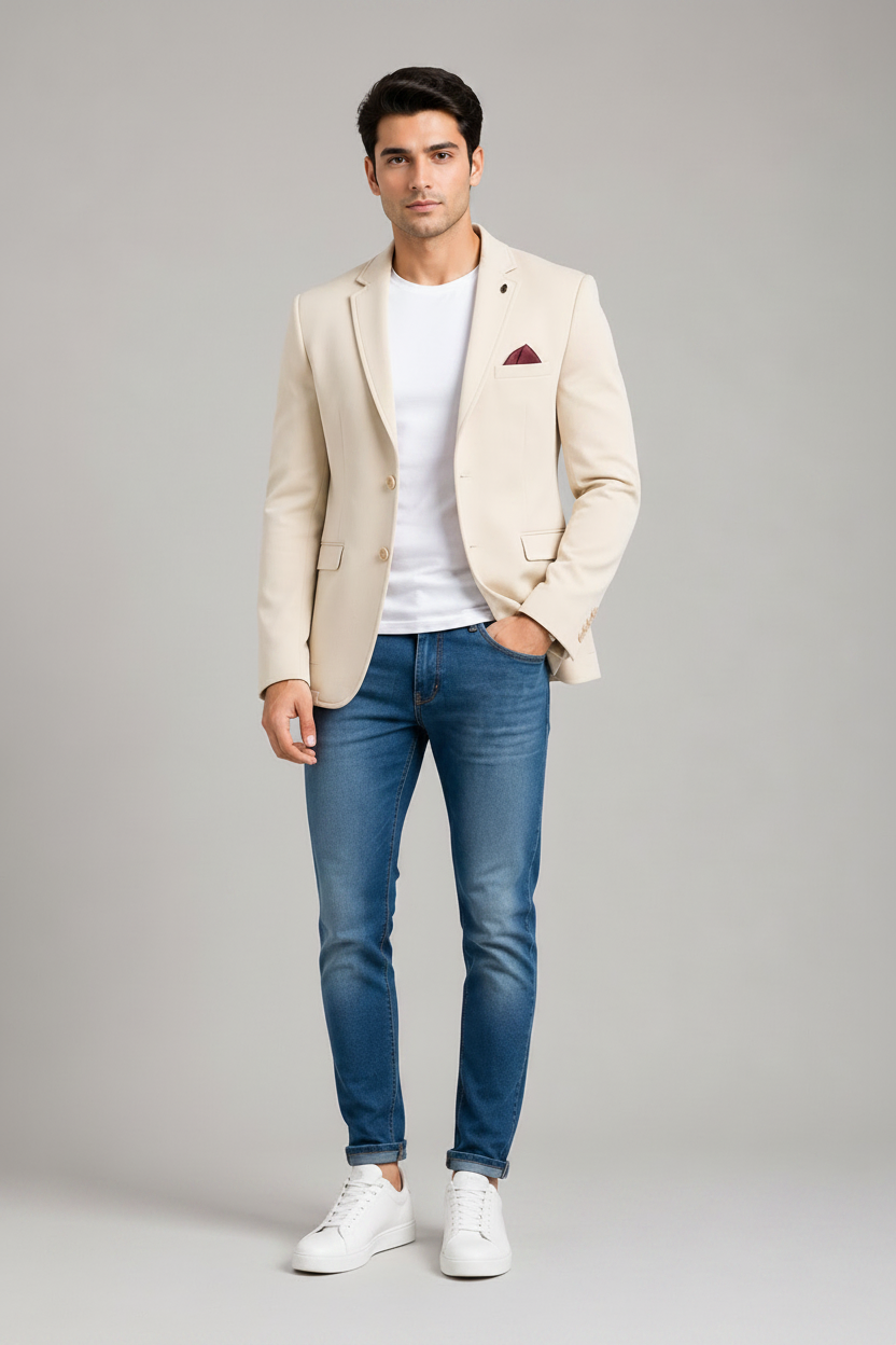 Off-White Premium Formal Blazer for Men