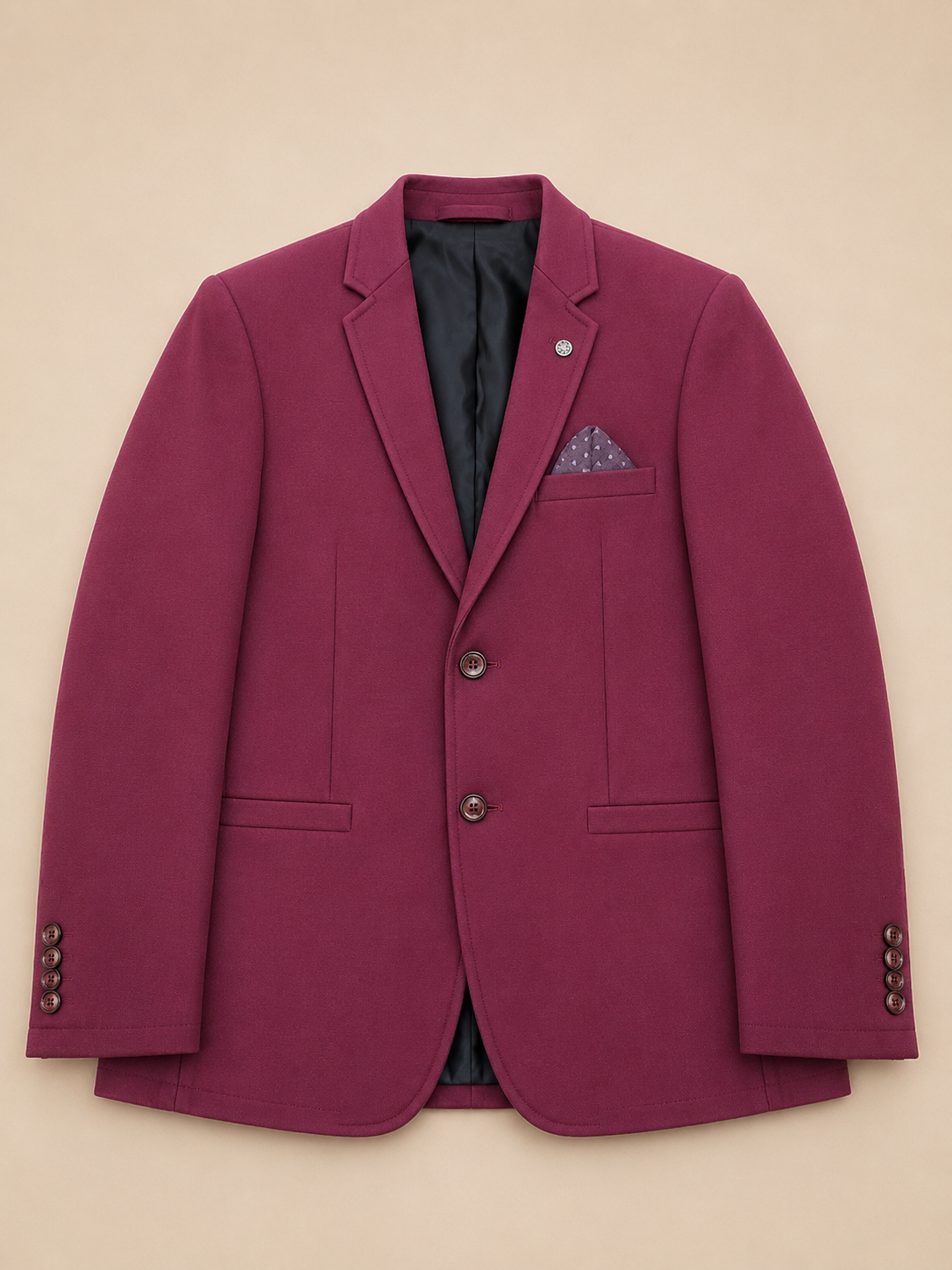 Wine Maroon Premium Formal Blazer for Men