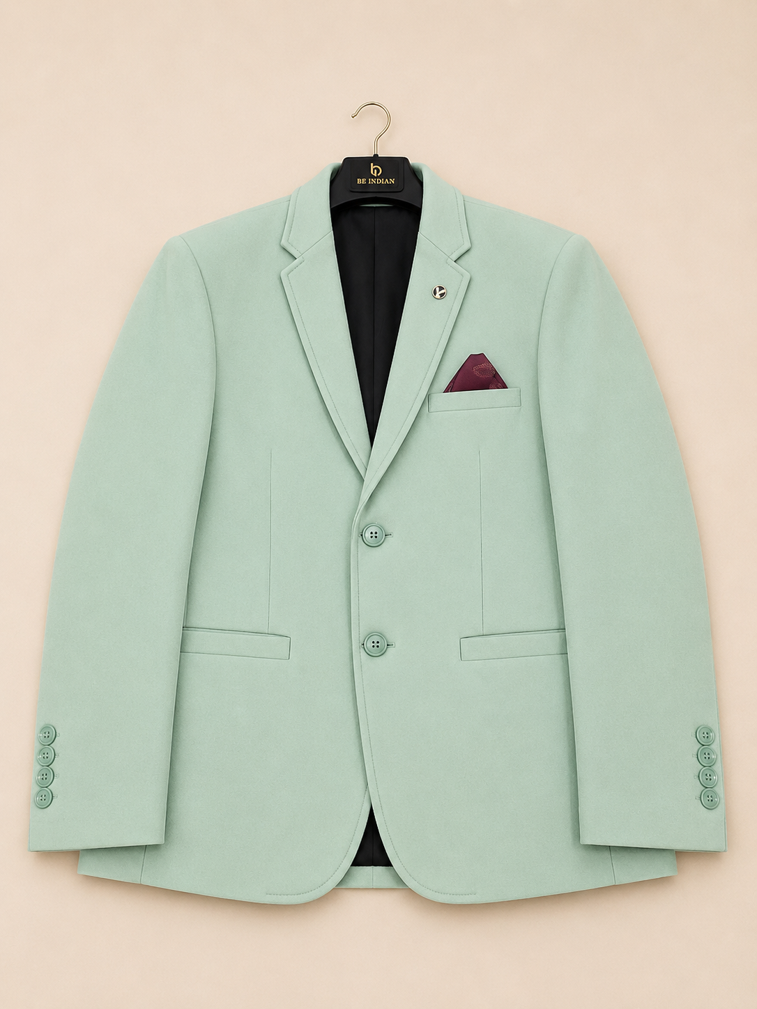 Mint Green Premium Formal Blazer for Men