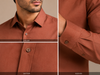 Rust Brown Premium Formal Shirt