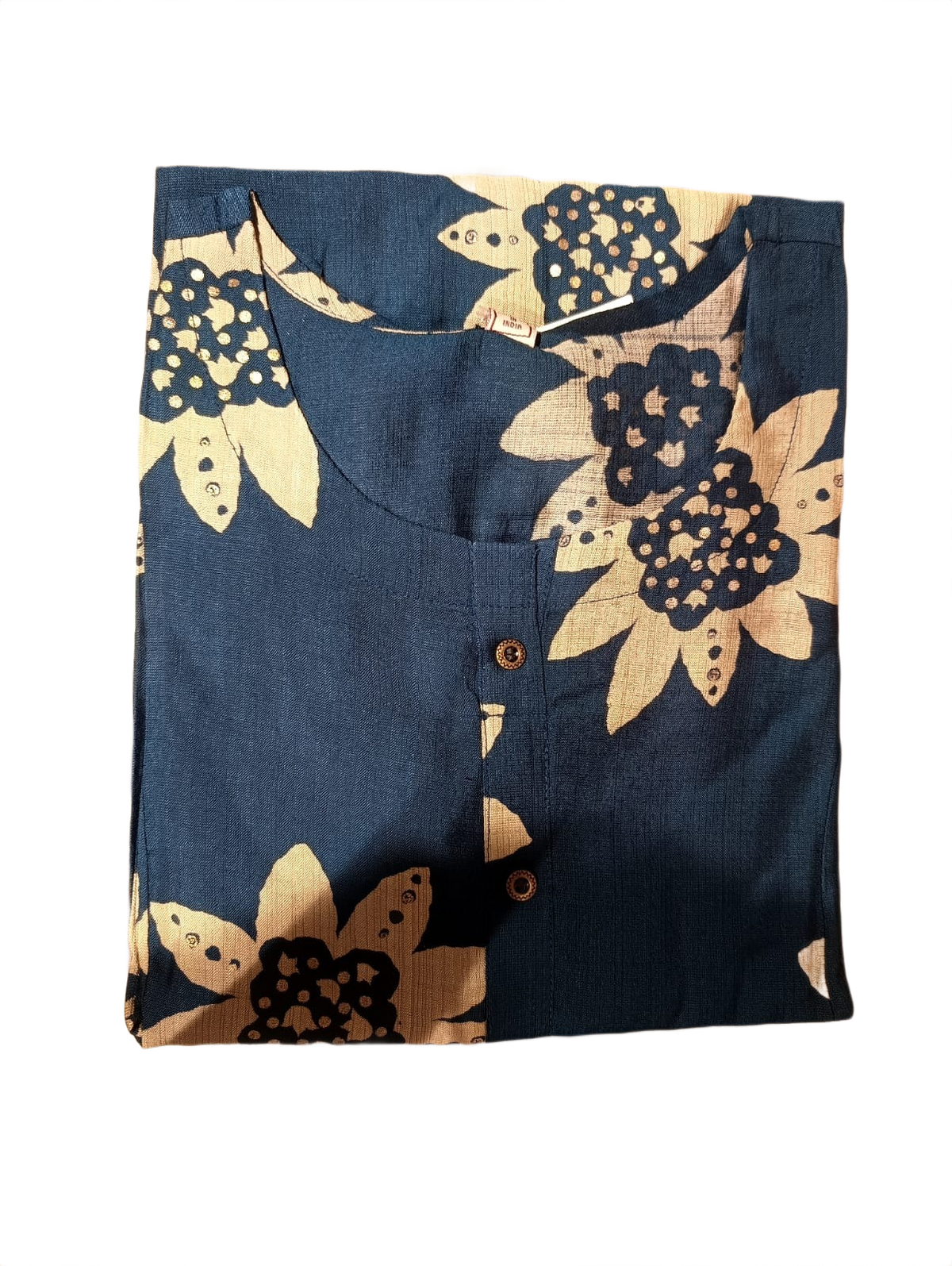 Indigo Bloom Floral Kurti