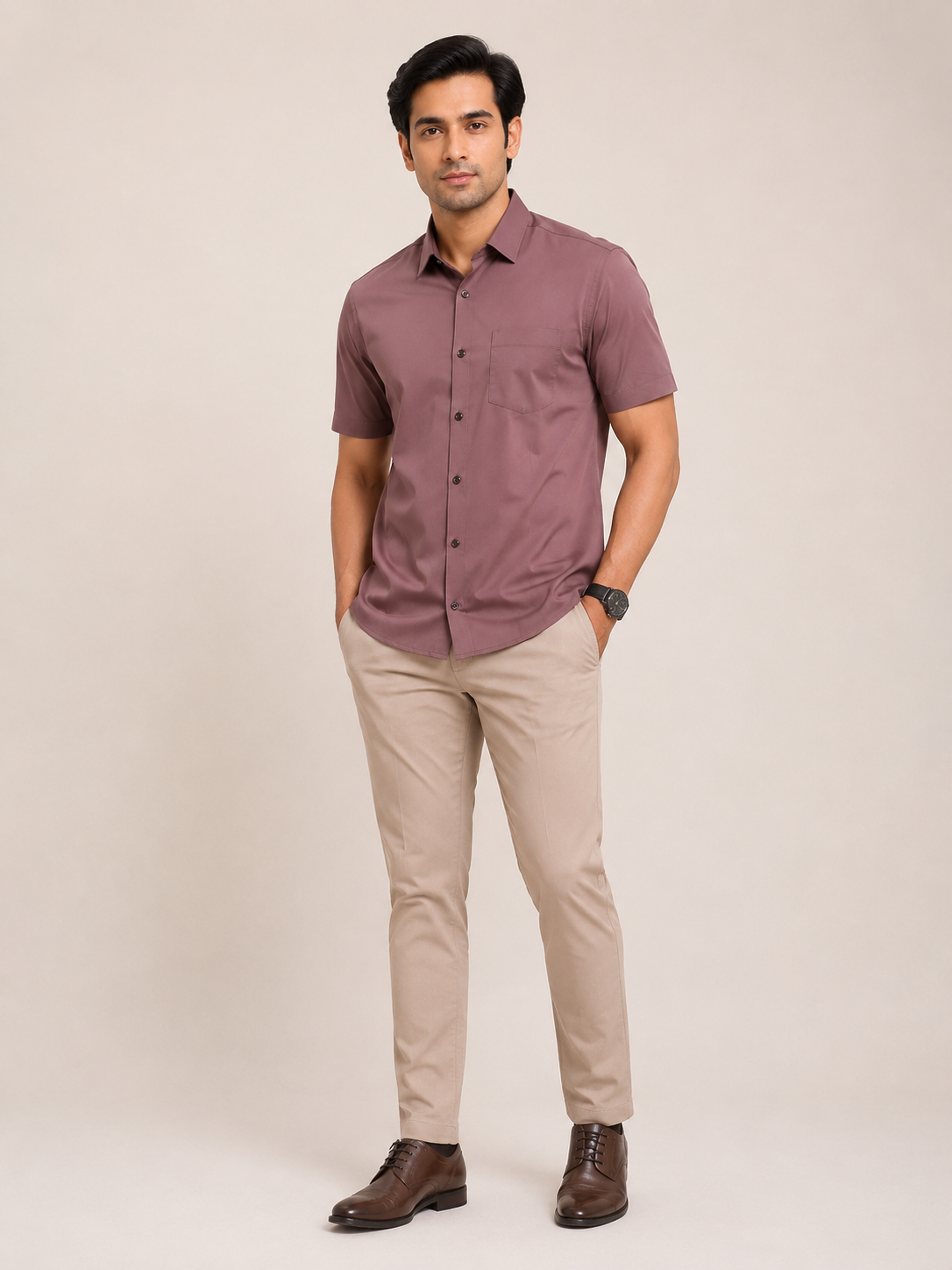 Men’s Casual Half Sleeve Shirt