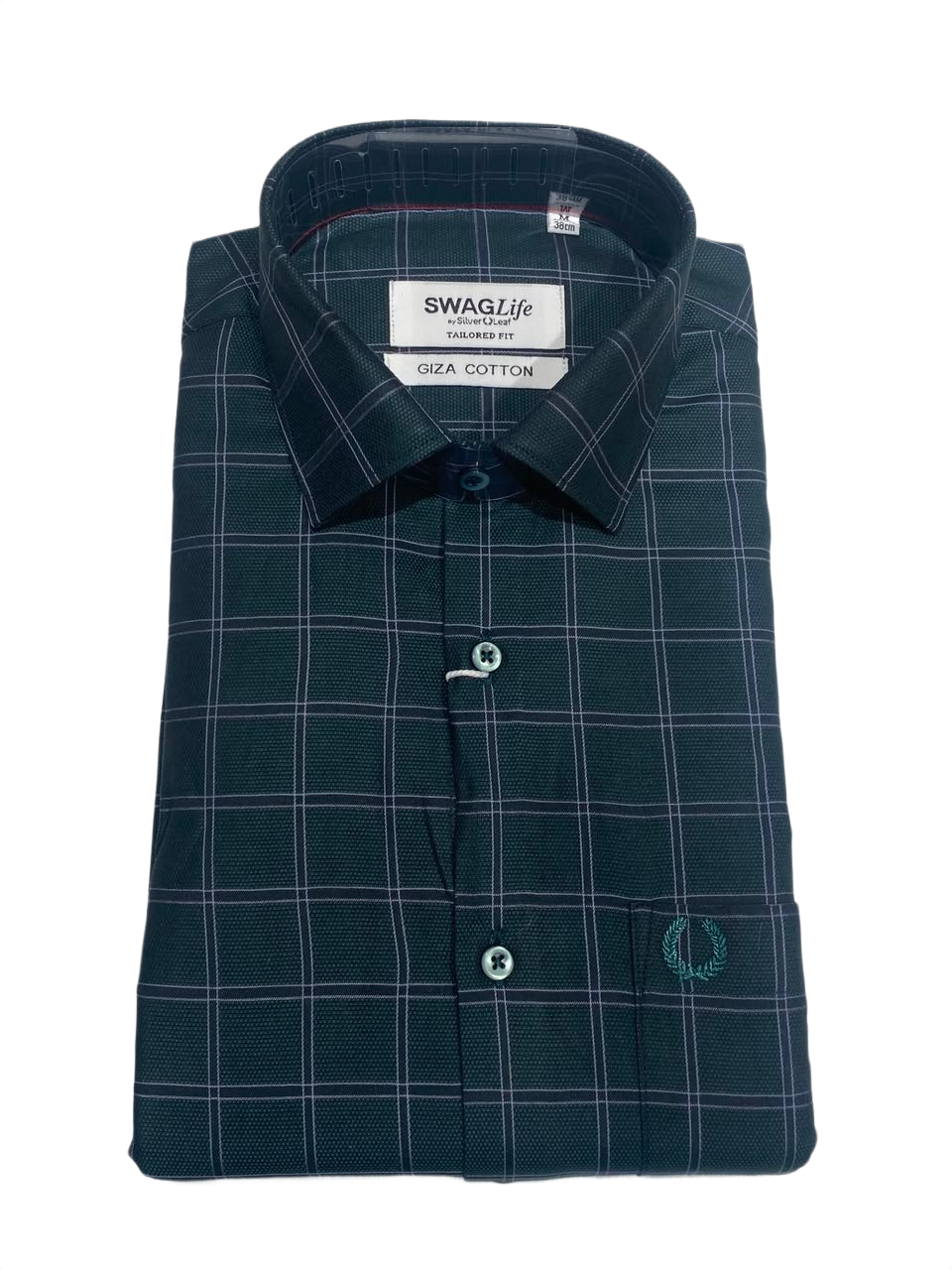 Men's  Checked Formal Shirt –  Full Sleeve Office Wear