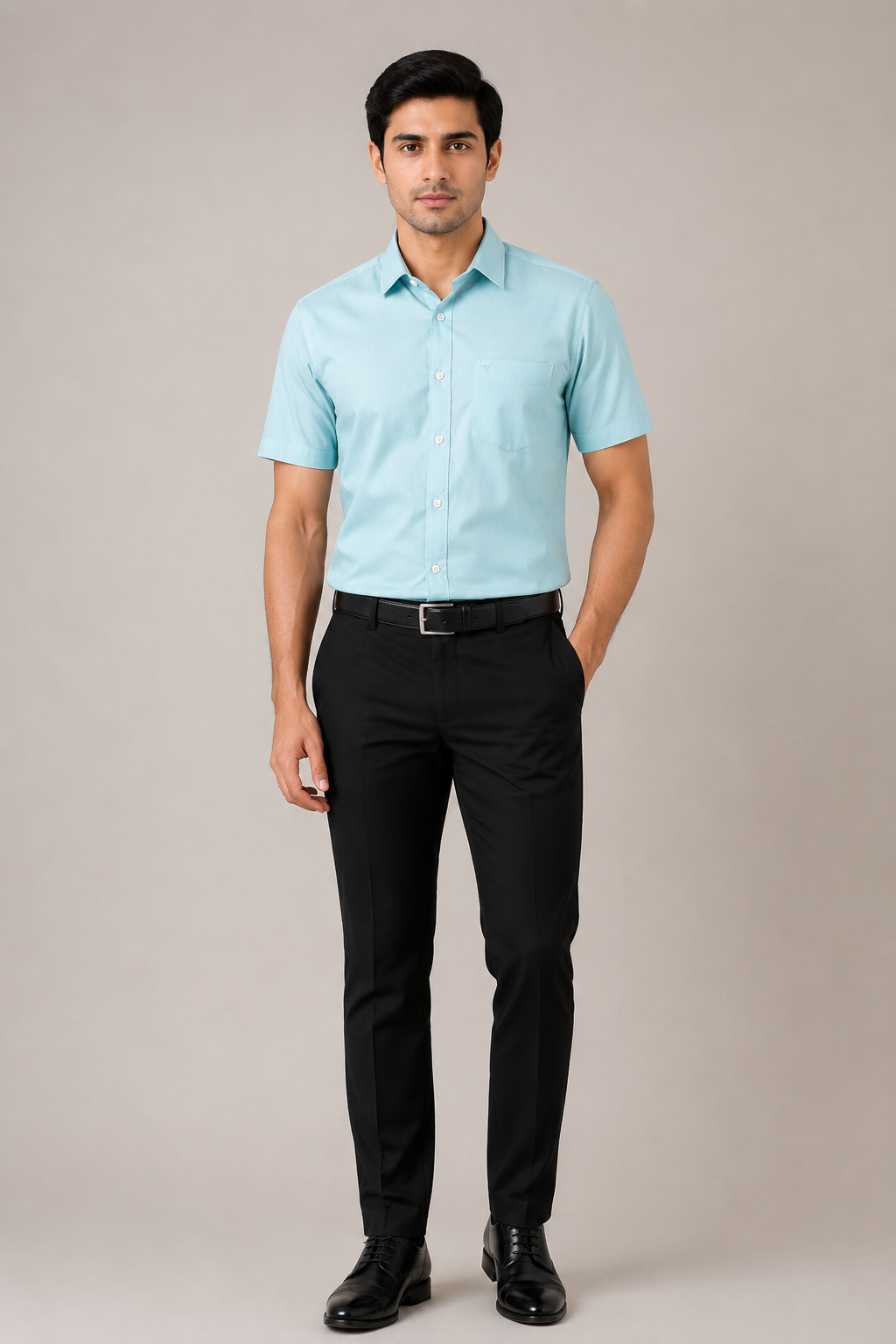 Men's Solid  Half Sleeve Formal Shirt