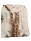 Elegant Cream Floral Printed Kurta Palazzo Set for Women