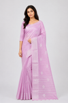 Sunflower Linen Saree  Elegance