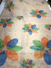 Ivory Multicolor Floral Print Saree