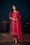 Cotton Kurta Pant Set with Dupatta
