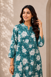 Teal Straight Kurti
