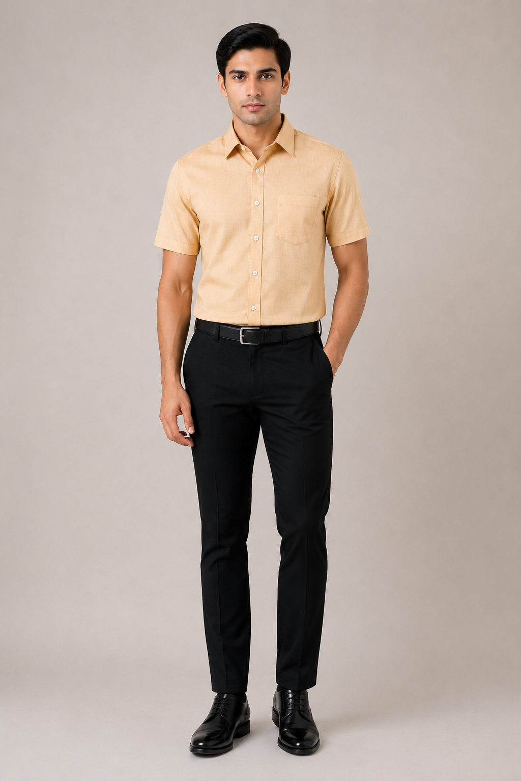 Men's Solid  Half Sleeve Formal Shirt