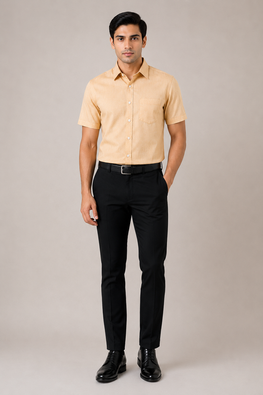 Men's Solid  Half Sleeve Formal Shirt