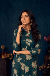 Elegant Floral Printed Kurti