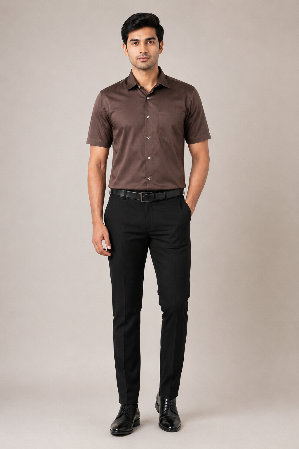 Men's Solid  Half Sleeve Formal Shirt