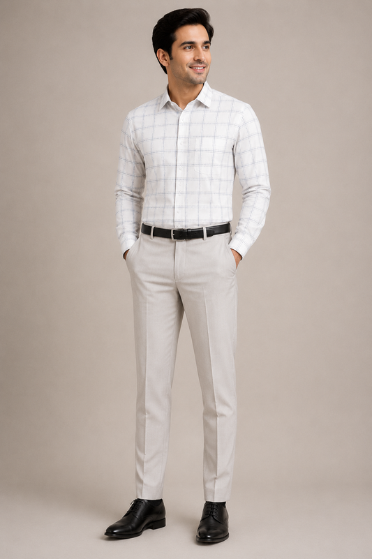 Men’s Checked Formal Shirt