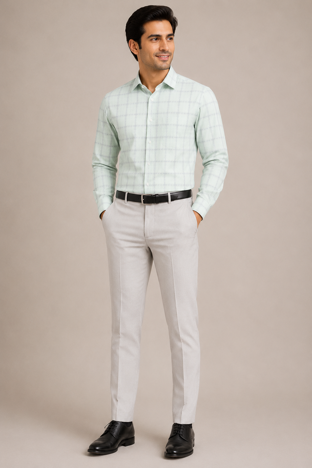 Men’s Checked Formal Shirt