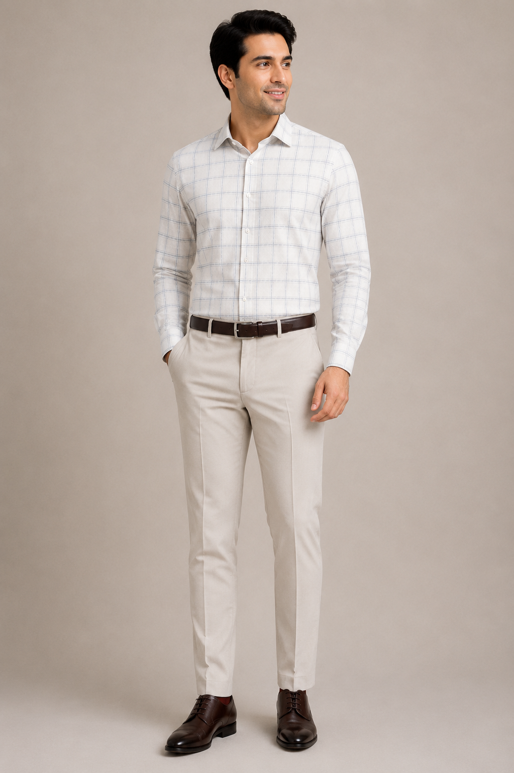 Men’s Checked Formal Shirt