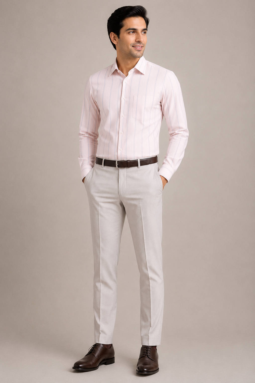 Men’s Striped Formal Shirt