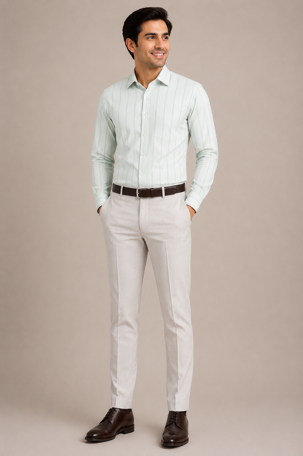 Men’s Striped Formal Shirt