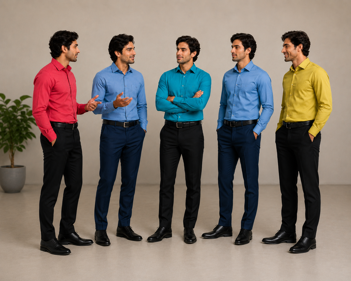 Men’s Premium Solid Formal Shirt Group Collection
