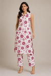 Women’s Floral  Collar Kurti & Pant Co-ord Set Collection