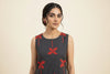 Black  Printed A-Line Kurti & Palazzo Set