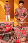 Heritage Patchwork Printed Kurta Set