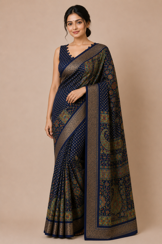 Women’s Printed Traditional Saree Collection Combo