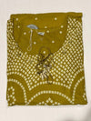 Mustard Bandhani Print Kurta Set with Dupatta
