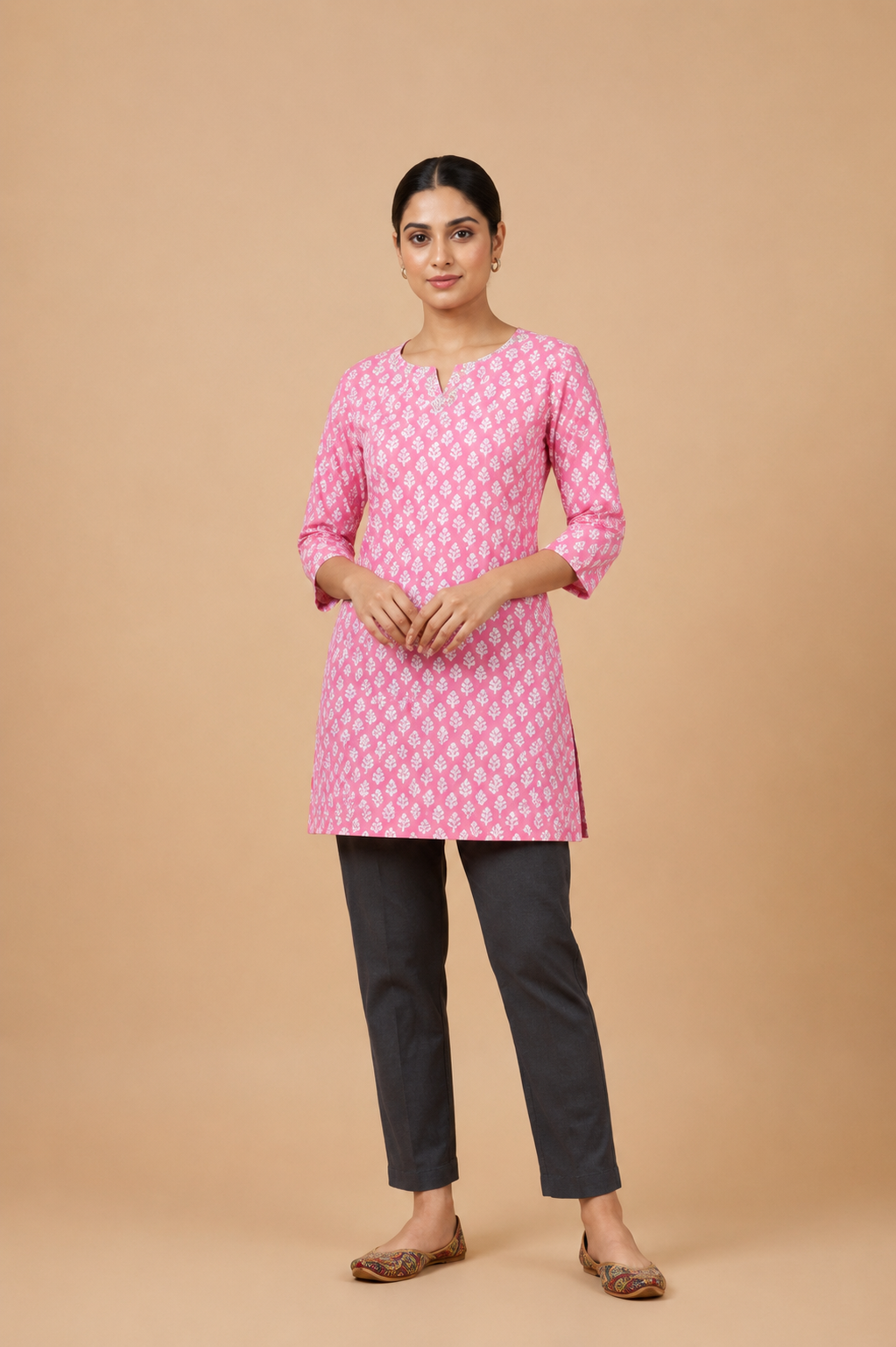 Women’s  Printed Straight Kurti