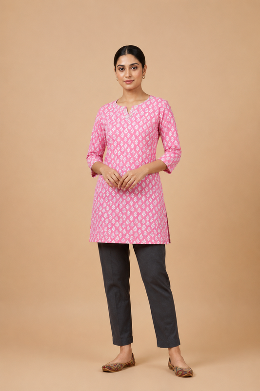 Women’s  Printed Straight Kurti