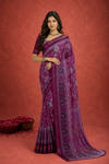 Elegant Printed Saree with Designer Border