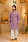 Bappa Collection – Plum Tissue Kurta