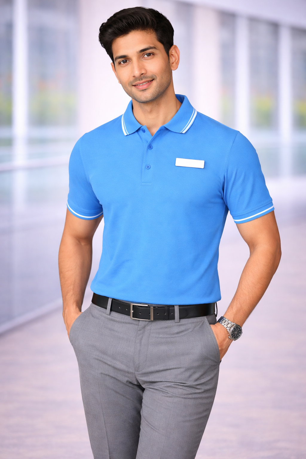 Corporate Uniform Men T-Shirt Customizable Bulk Order