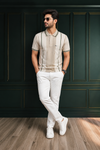 Men's Premium Striped Polo T-Shirt | Classic Blend | Smart  Wear