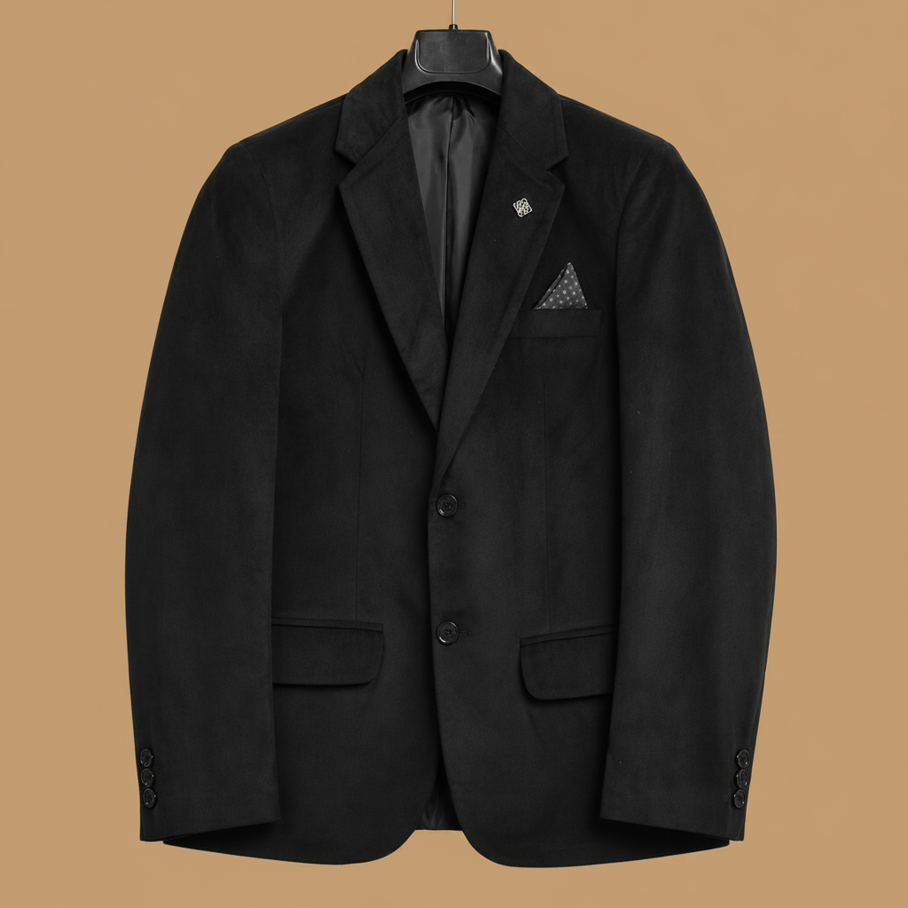 Men's Classic Black Casual Blazer