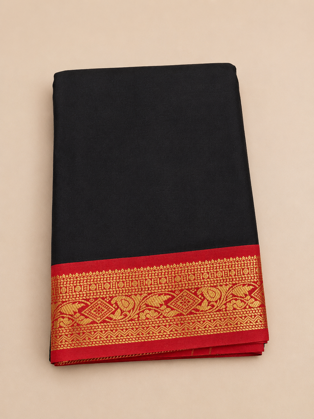 Elegant Silk  Zari Border saree