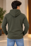 Olive Green Classic Pullover Hoodie