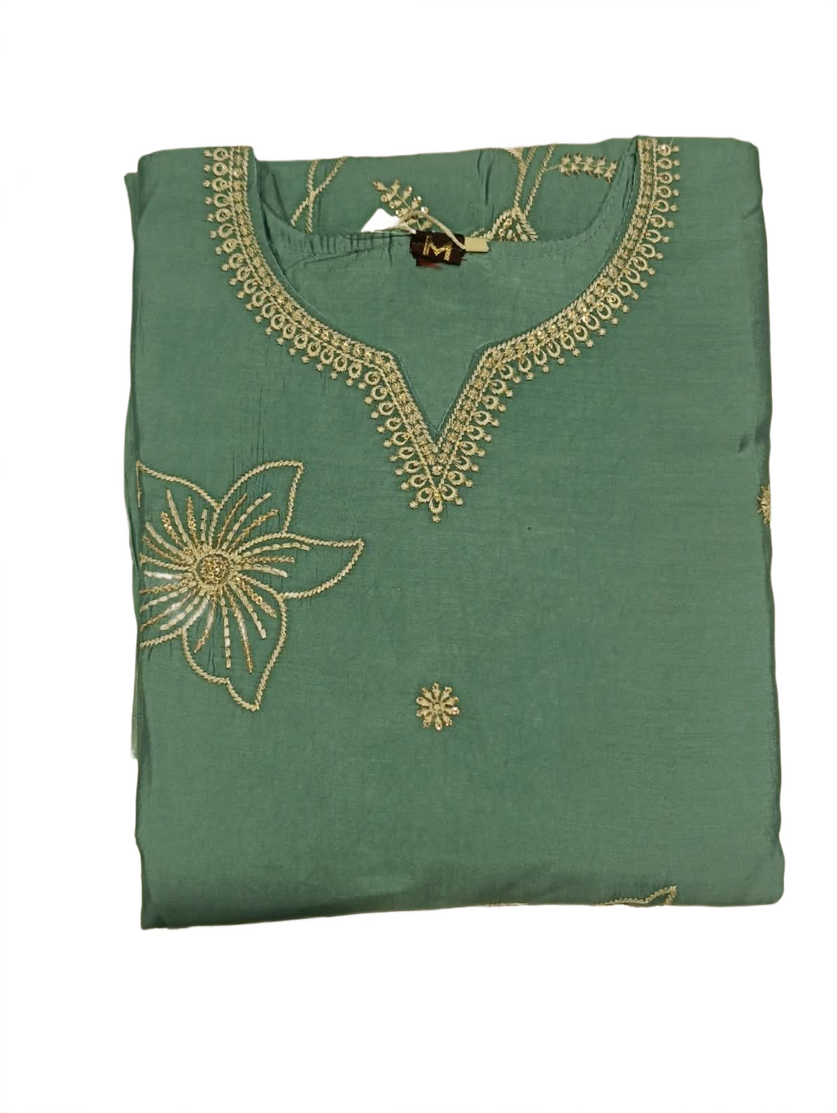 Floral Embroidered Kurta Pant Dupatta Set