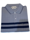 Men's Premium Striped Polo T-Shirt – Grey & Navy | Smart  Cotton Polo