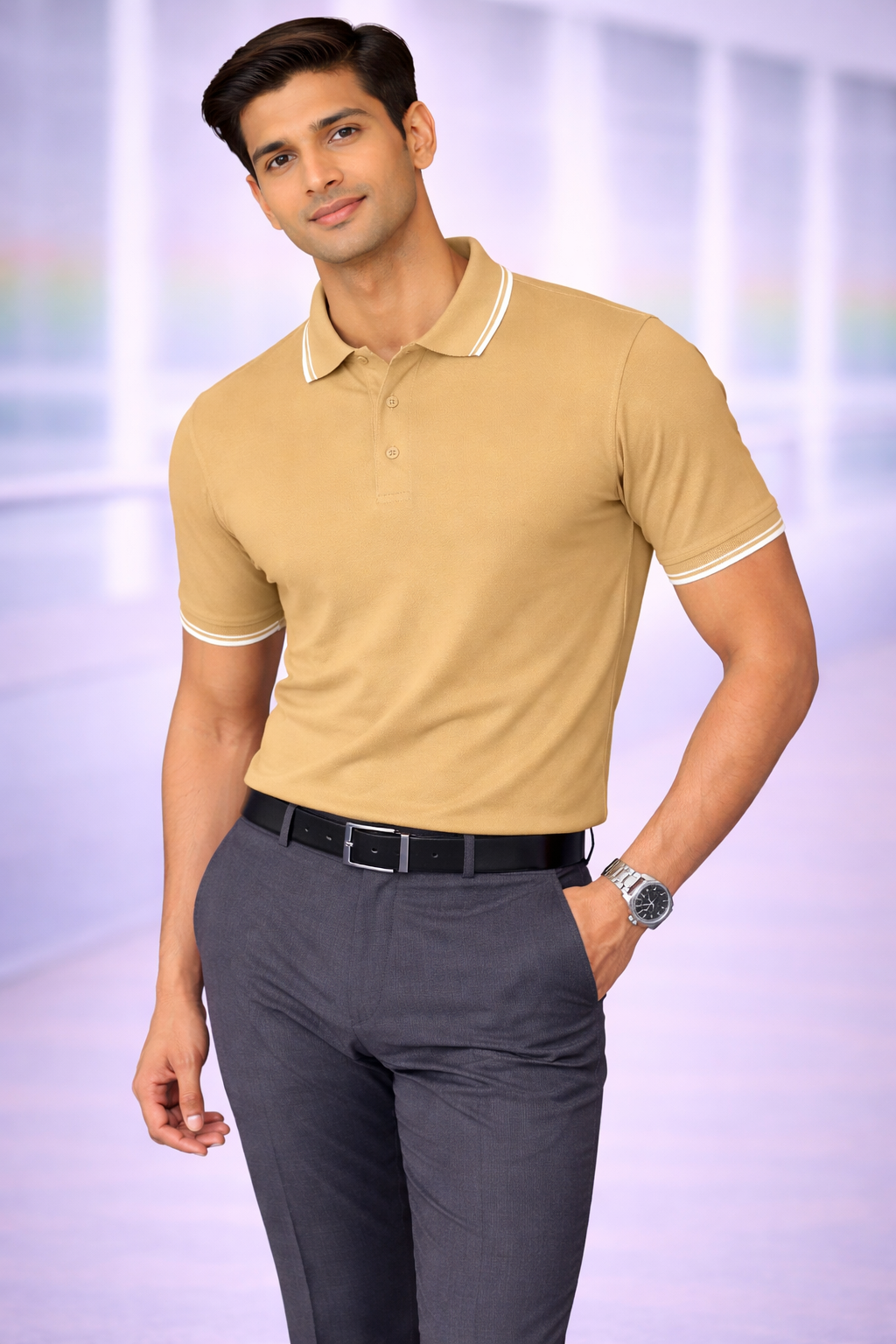 Corporate Uniform Men T-Shirt Customizable Bulk Order