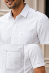 Premium White Half Sleeve Formal Shirt
