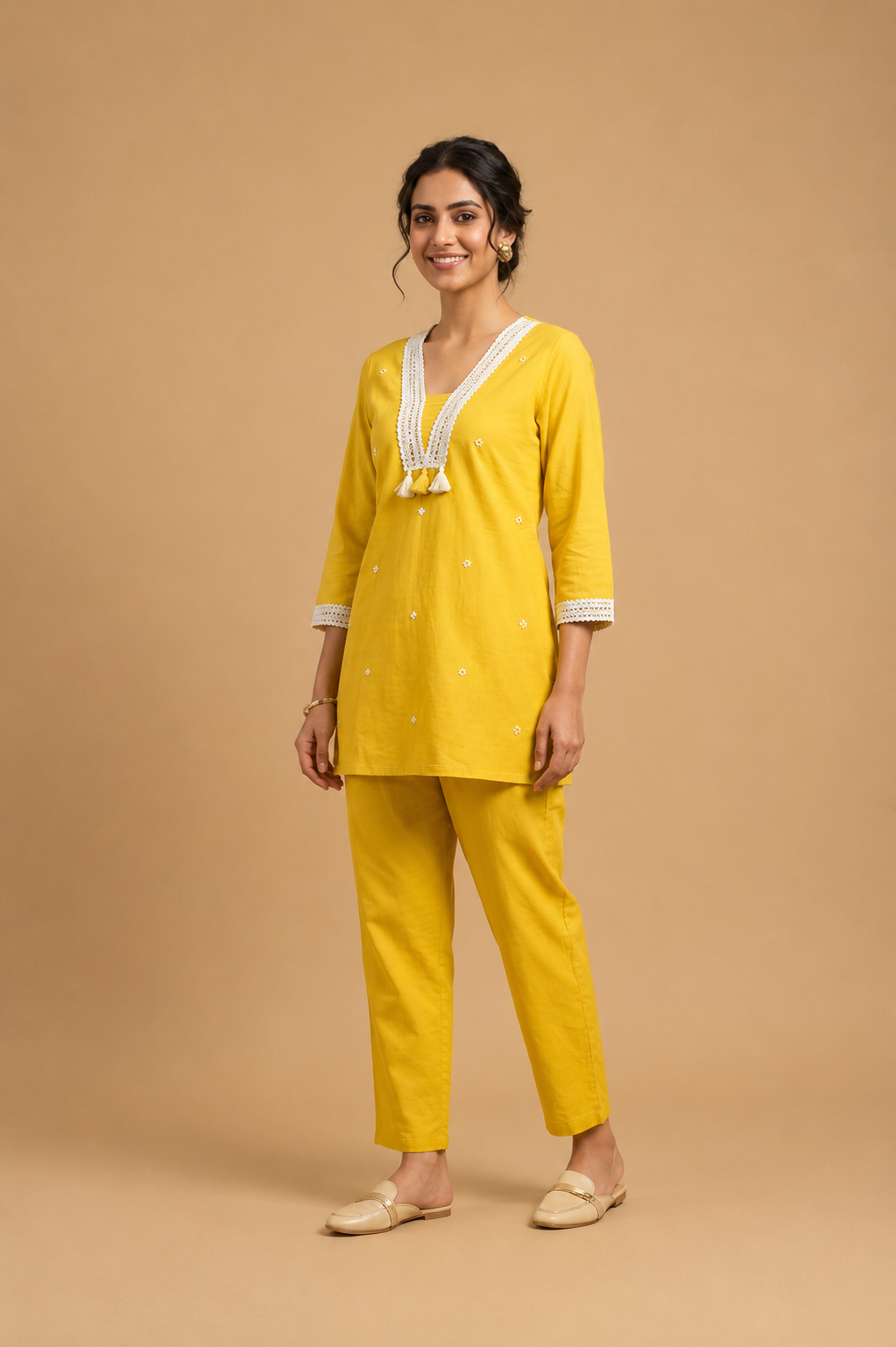 Women’s  Straight Kurta Pant Co-Ord Set