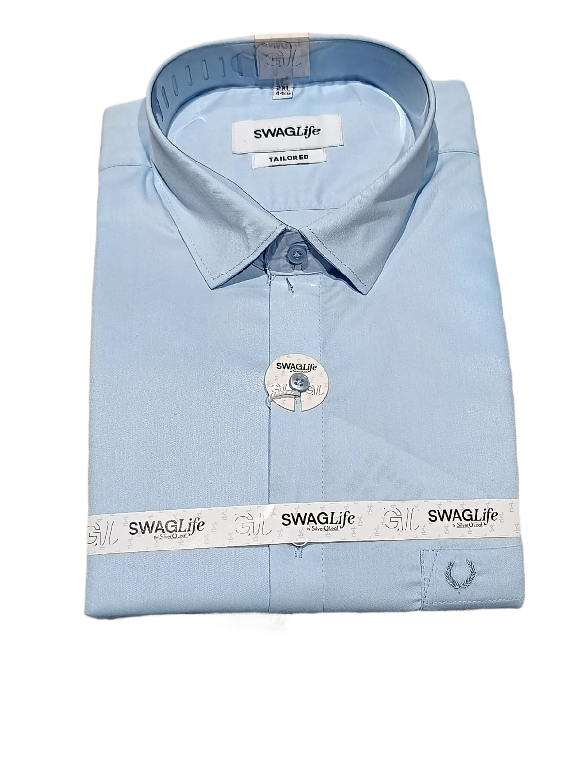 Men's Sky Blue Premium Formal Shirt | Full Sleeve Classic Fit